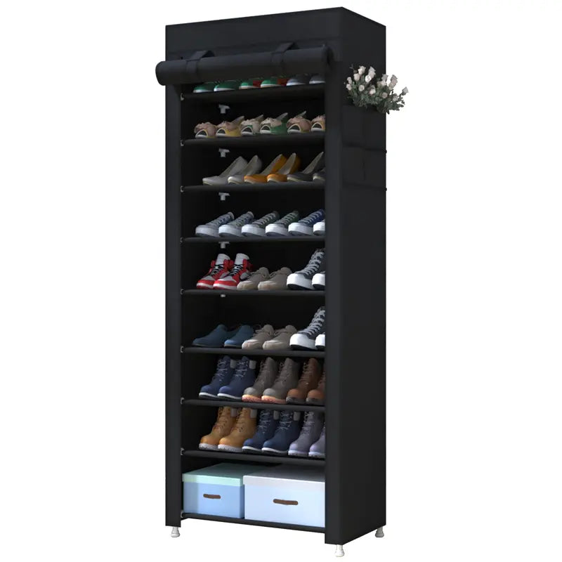 UDEAR 9-Tier Dustproof Shoe Storage Rack