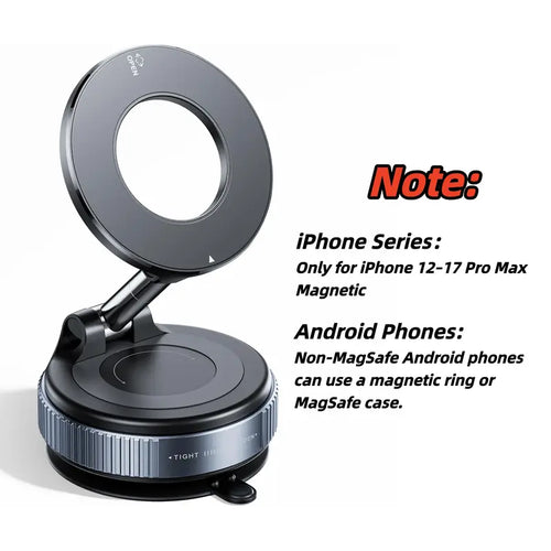 2026 Upgraded Vacuum MagSafe Magnetic Car Phone Holder