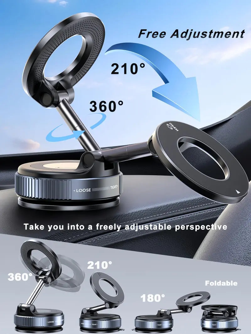 2026 Upgraded Vacuum MagSafe Magnetic Car Phone Holder