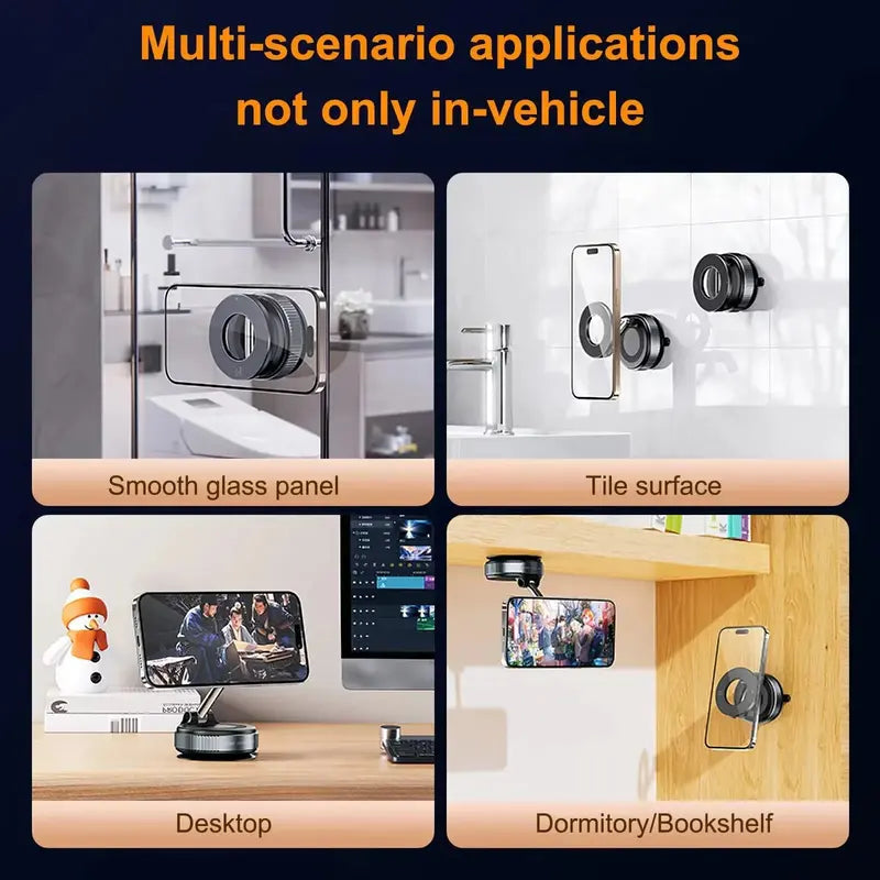 2026 Upgraded Vacuum MagSafe Magnetic Car Phone Holder