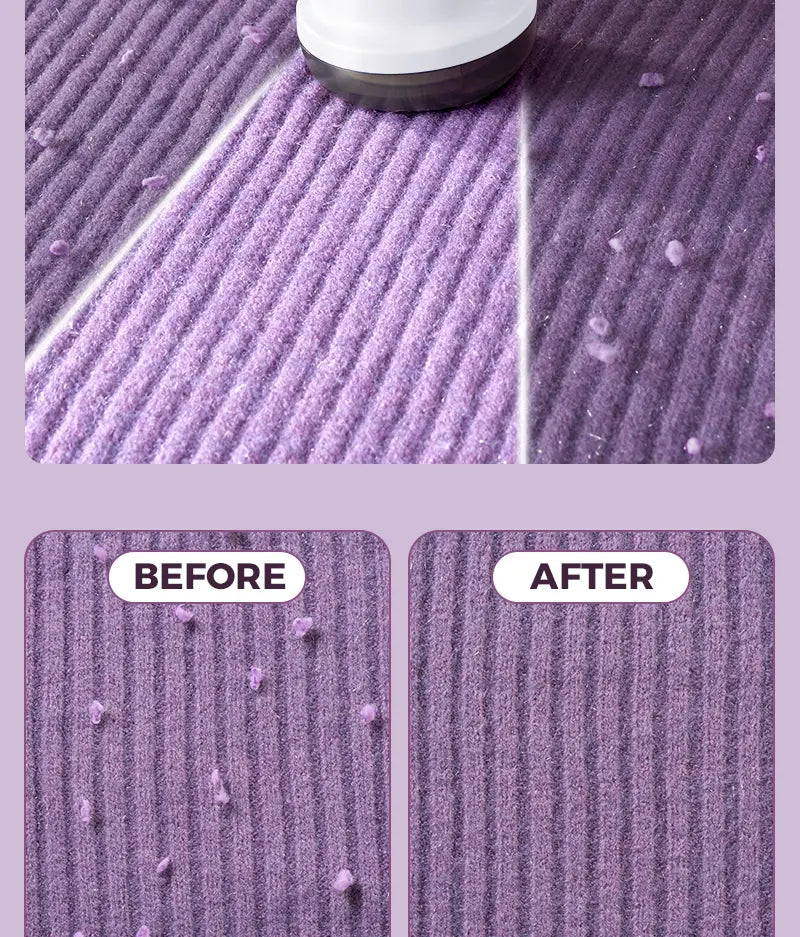 3-Speed LED Digital Fabric Shaver Rechargeable Lint Remover For Clothes