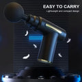 Mini LCD Massage Gun 4 Heads 6 Speed USB Rechargeable