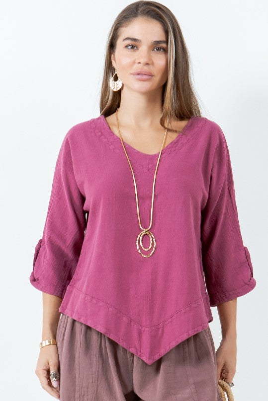 Women's Cotton Gauze Dorie Top