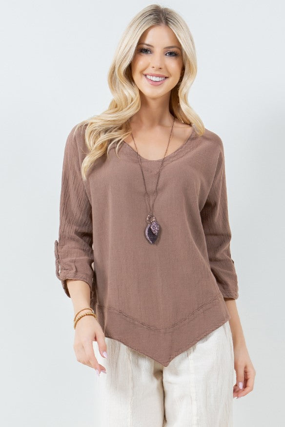 Women's Cotton Gauze Dorie Top