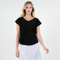 Meagan Short Sleeve Cotton Gauze Top