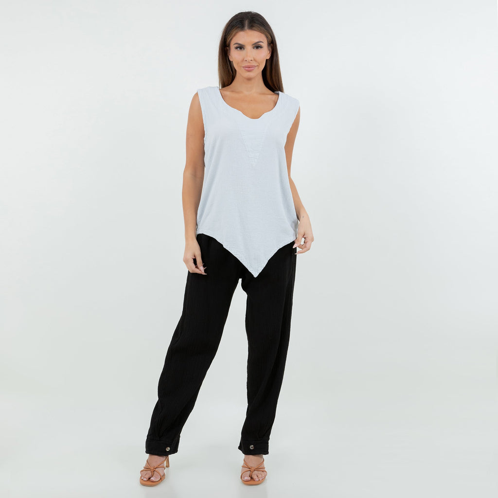 Nancy Top - Favorite Tank Top 100% Cotton Gauze