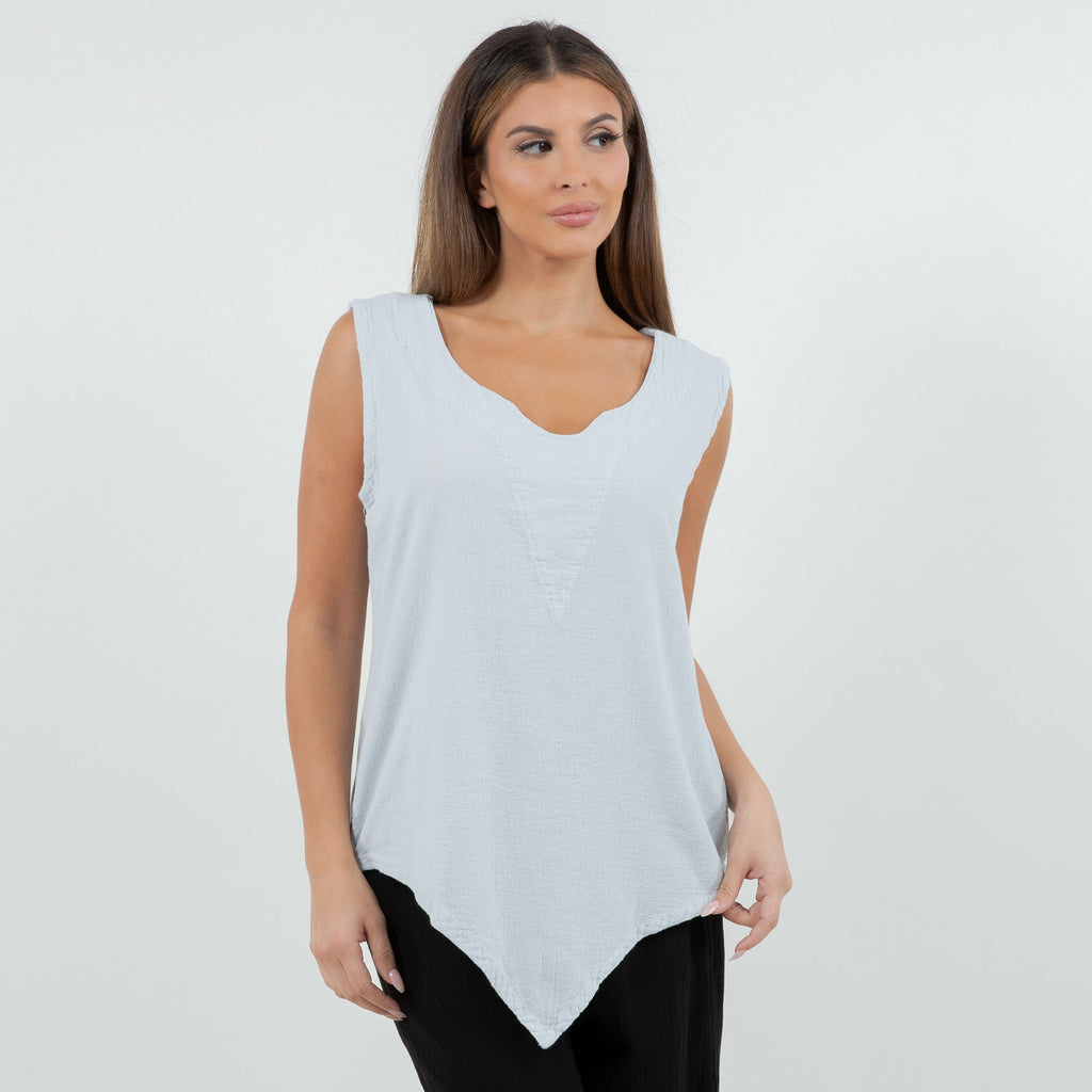 Nancy Top - Favorite Tank Top 100% Cotton Gauze