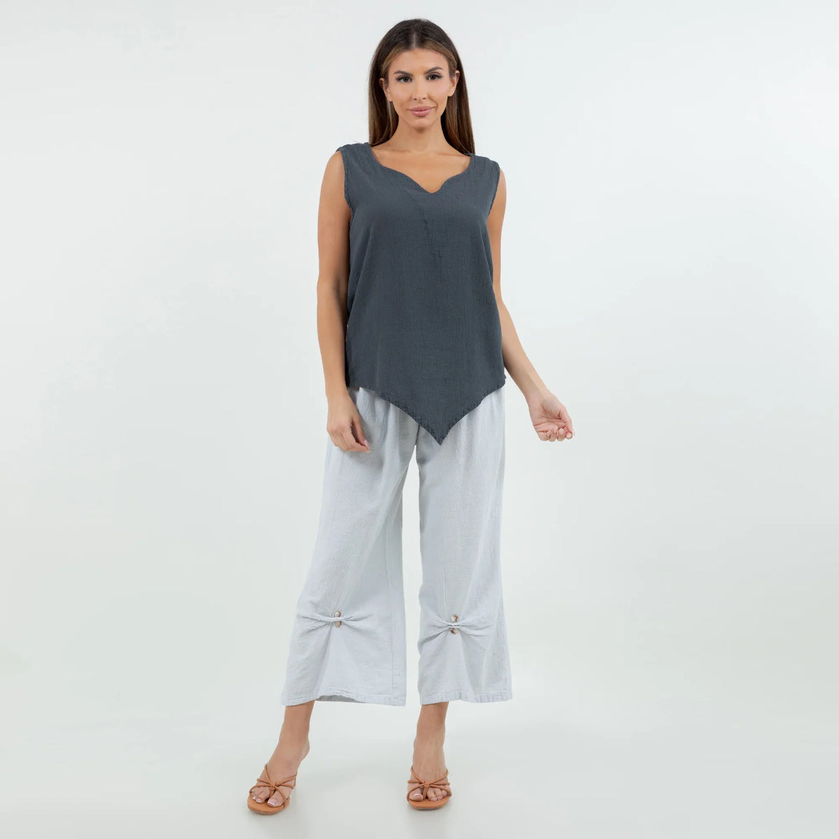 Nancy Top - Favorite Tank Top 100% Cotton Gauze
