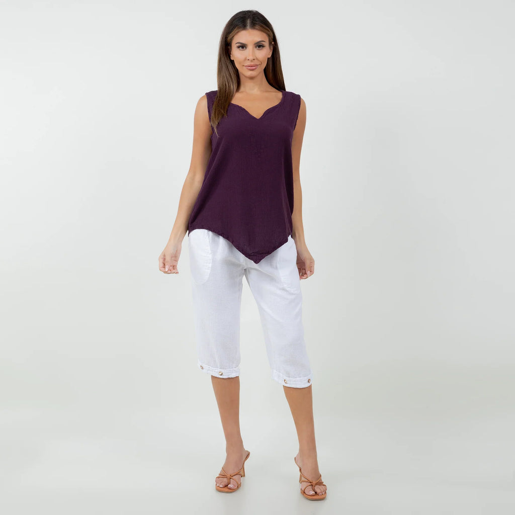 Nancy Top - Favorite Tank Top 100% Cotton Gauze
