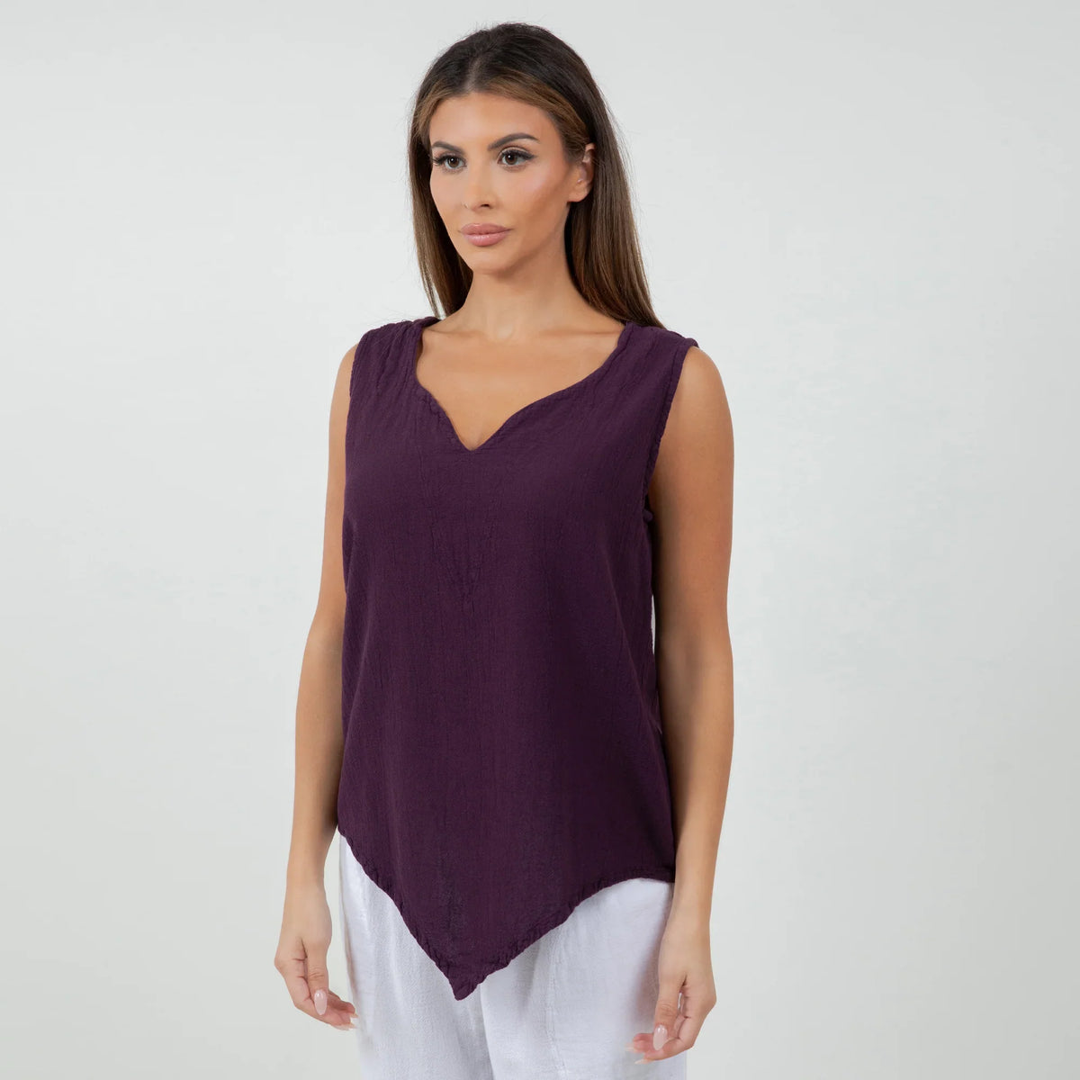 Nancy Top - Favorite Tank Top 100% Cotton Gauze