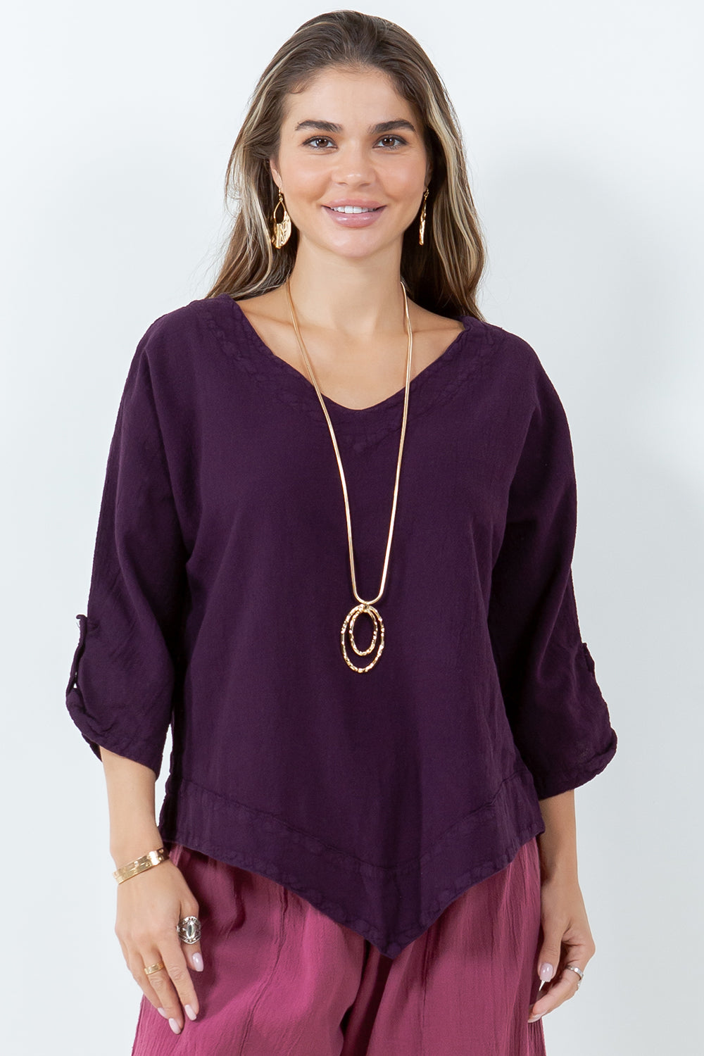 Women's Cotton Gauze Dorie Top