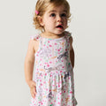 Lyra Ruffled Picot Bodysuit Dress