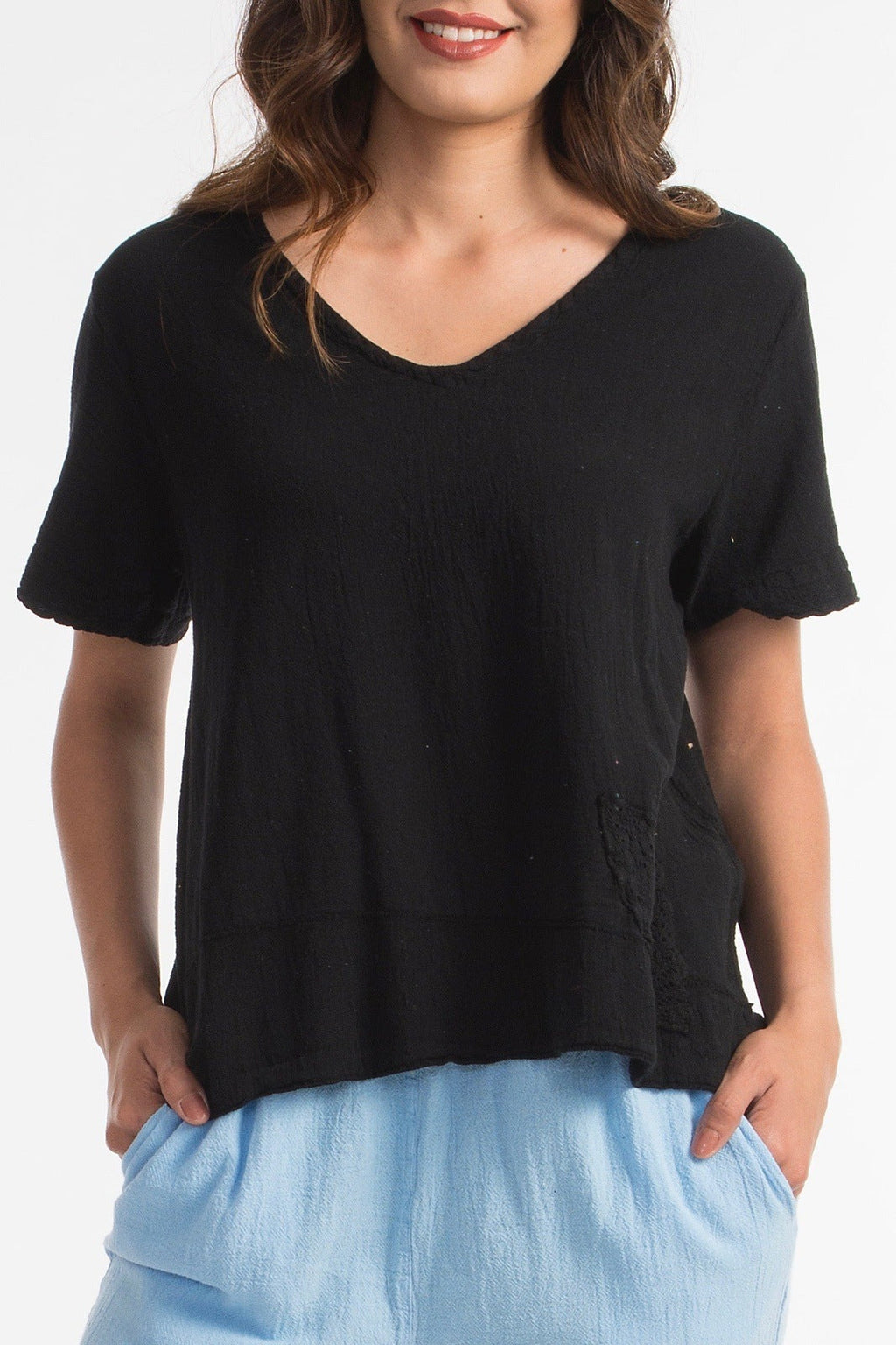 Women's Cora Cotton Gauze Top