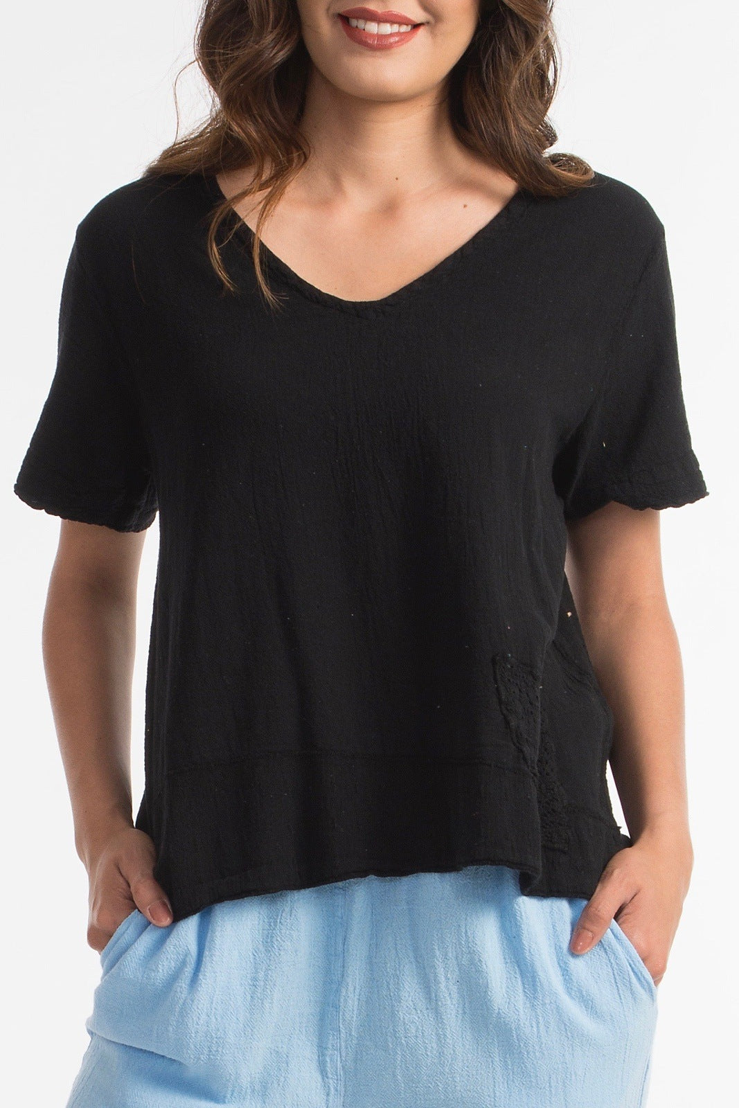 Women's Cora Cotton Gauze Top